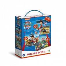 Пазл DoDo 3 в 1 Paw Patrol. Готовы к работе (200579)