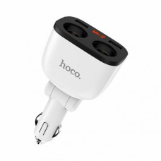 Автомобильное зарядное устройство от прикуривателя HOCO Z28 Power Ocean 2USB, 3.1A Белый (107658)