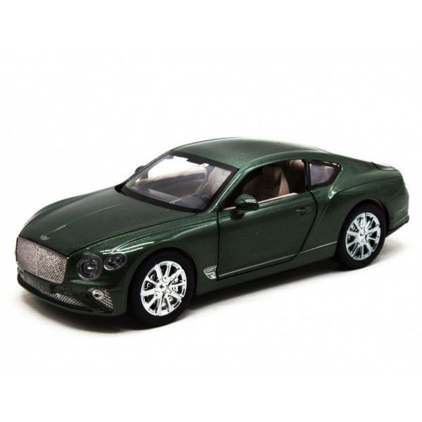 Коллекционная игрушечная машинка Bentley AS-2808 инерционная (Зеленый)