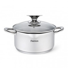 Каструля Fissman Elegance 2.2л з нержавіючої сталі (55658)