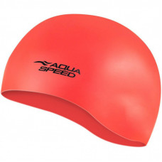 Шапка для плавания Aqua Speed Mono 111-32 6206 яскраво-червоний Уні OSFM (5908217662064)