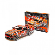 Деревянный 3D конструктор Mustang GT Puz-00641, 162 детали