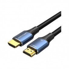 Кабель мультимедийный HDMI M to HDMI M 3.0m 8K cotton braided blue Vention (ALGLI)