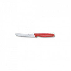 Кухонный нож Victorinox Standart для овощей 11 см, с волнистым лезвием, красный (5.0831)