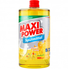 Средство для ручного мытья посуды Maxi Power Лимон запаска 1000 мл (4823098408444)