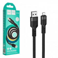 Кабель HOCO U110  Lightning 2,4A 1,2m Черный (105958)