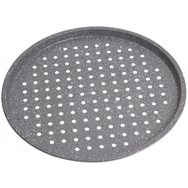 Форма для випічки піци Kamille Bakery Marble Ø33см перфорована (38958) Форма для випічки піци Kamille Bakery Marble Ø33см перфорована (38958)