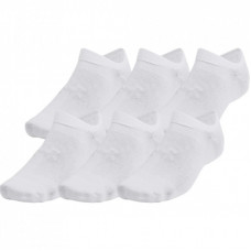 Носки Under Armour 1382611-100 Essential No Show 6 пар білий MD (196885583667)