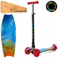 Самокат детский MAXI iTrike JR 3-055-3-WP14 с подсветкой
