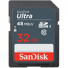 Карта памяти SanDisk 32GB SDHC class 10 UHS-I Ultra Lite (SDSDUNR-032G-GN3IN)