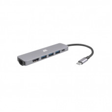 Концентратор 2E USB-C Slim Aluminum Multi-Port 6in1 (2EW-2684)