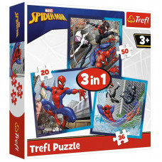 Пазл Trefl Spiderman Друзья-пауки 3 in1 (5900511348743)