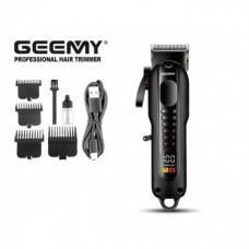 Аккумуляторный триммер машинка для стрижки волос Geemy GM-8040 с 4 насадками (108568)