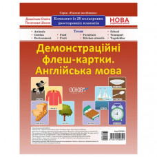 Демонстрационные флэш-карочки Английский язык ЗПП051 двусторонние