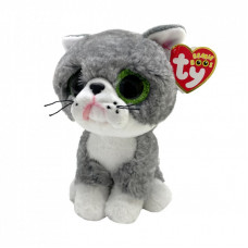 Мягкая игрушка Ty Beanie Boos Серый котик FERGUS (36581)
