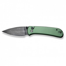 Нож Civivi Qubit, Green Aluminum, Damascus (C22030E-DS1)