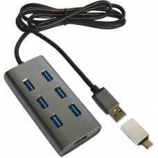 Концентратор Maiwo USB 3.0 Type-A / Type-C to 7х USB3.0 (KH700)