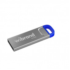 USB флеш накопитель Wibrand 64GB Falcon Silver-Blue USB 2.0 (WI2.0/FA64U7U)