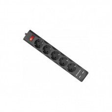 Сетевой фильтр питания Defender DFS 751, 1.8m, 5роз., 2xUSB (99751)