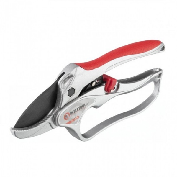 Секатор с храповым механизмом 180мм INTERTOOL FT-1006 (107078)