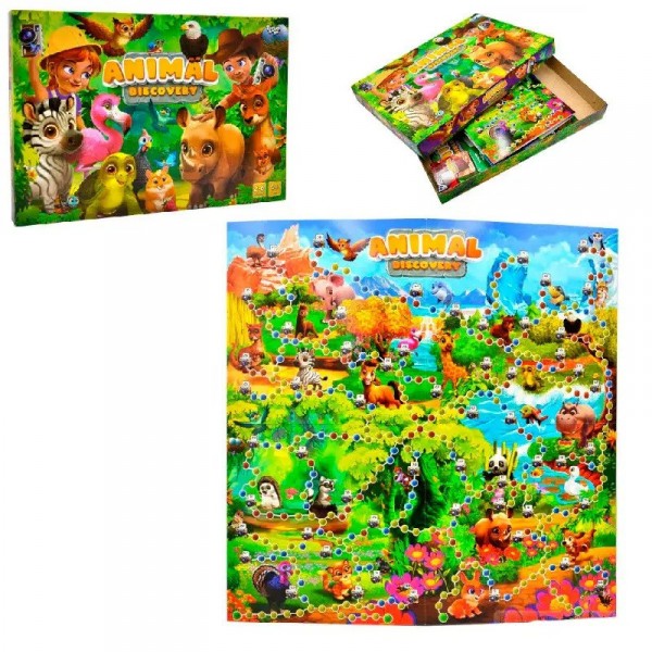 Настольная игра "Animal Discovery" Danko Toys G-AD-01-01U укр Настольная игра "Animal Discovery" Danko Toys G-AD-01-01U укр