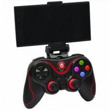Беспроводной Bluetooth джойстик Gen Game V8 Чёрный с красным (107178)