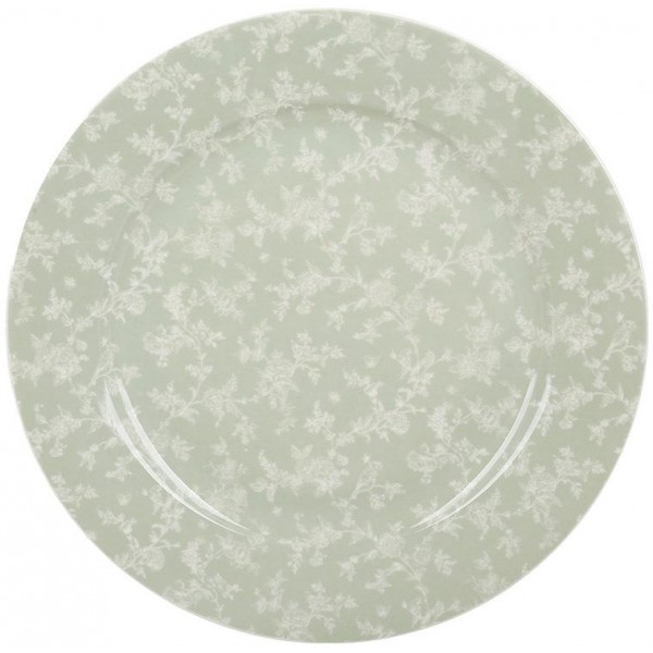 Набір 3 тарілки обідні "Floral Green" Ø27см, порцеляна (134178)