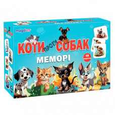 Настольная детская игра Мемори «Коты против собак» ME5032-24, 48 карточек