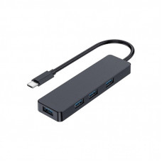 Концентратор Gembird USB-C UHB-U3P4-01 4 ports USB 3.1 (UHB-CM-U3P4-01)