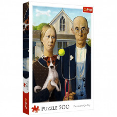 Пазл Trefl American Gothic:Собачье издание 500 элементов (5900511375268)