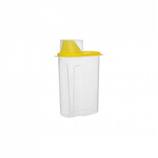 Емкость для сыпучих продуктов Stenson 15 х 8,5 х 27 Жовта (WHW20475-6 yellow)