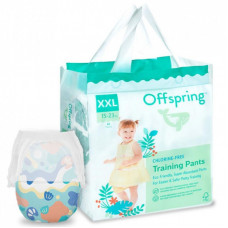 Подгузники Offspring трусики Размер XXL (15-23 кг) 24 шт, Подводный мир (9355465009077) (DP-OI-FAP-XXL24P-AQT)