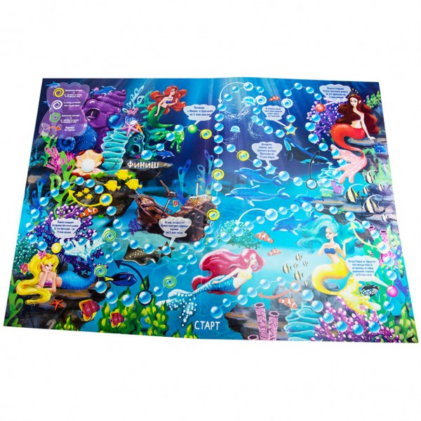 Настольная Игра-бродилка "Путешествие Mermaid" 30501 (рус.) Настольная Игра-бродилка "Путешествие Mermaid" 30501 (рус.)
