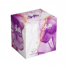 Салфетки косметические Chisto Softa Violet 3 слоя 70 шт. (4823098414407)