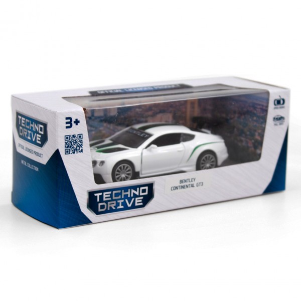 Детская автомодель BENTLEY CONTINENTAL GT3 TechnoDrive 250258 белый Детская автомодель BENTLEY CONTINENTAL GT3 TechnoDrive 250258 белый