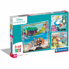 Пазл Clementoni Disney Classics 3 шт по 48 элементов (25302)