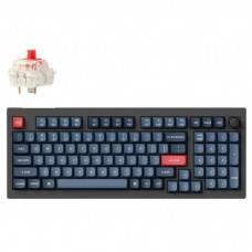 Клавиатура Keychron V5 Max Gateron Jupiter Red Knob Hot-Swap QMK Wireless/Bluetooth/USB-А UA Black (V5M-D1-UA)