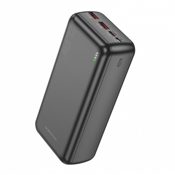 Внешний аккумулятор Power bank BOROFONE B38B 30000mAh PD22,5W+быстрая зарядка батарея зарядка Черный (108498)