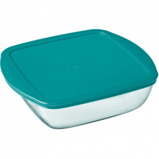 Форма для выпечки Pyrex CookStore з кришкою квадратна 22 х 22 х 7 см 2.2 л (212P000/7645)