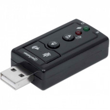 Звуковая плата Intracom USB Manhattan 3D 7.1 Surround RTL (152341)