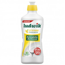 Средство для ручного мытья посуды Ludwik Лимон 450 г (5900498028850)