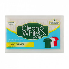 Мыло для стирки Duru Clean&White Хозяйственное Универсальное 120 г (8690506517854)
