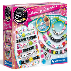 Набор для творчества Clementoni Message Bracelets, серия Crazy Chic (18634)