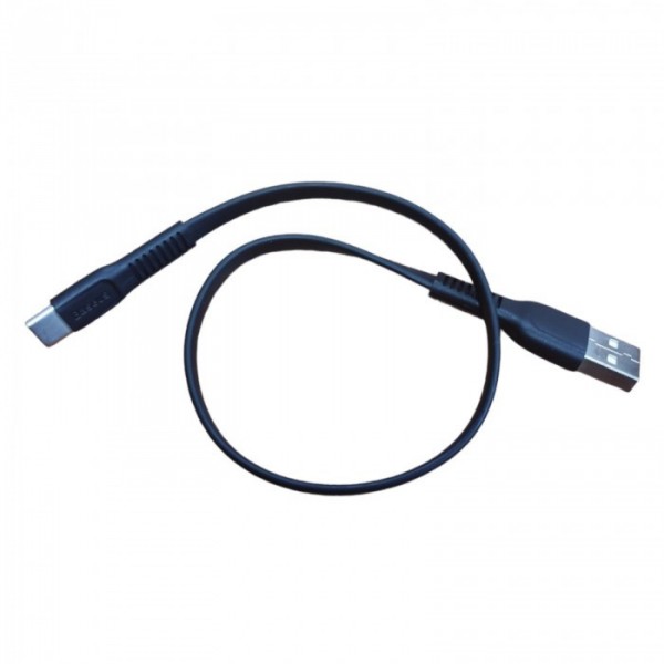 Кабель зарядный Baseus Flat Type-C Cable Fast Data Sync Charging 0.25м (CATZY-A01) Чёрный Оригинал (38798)