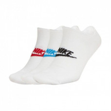 Носки Nike U NK NSW EVERYDAY ESSENTIAL NS 3PR SK0111-911 34-38 3 пари Білий/Мультиколор (193153923187)