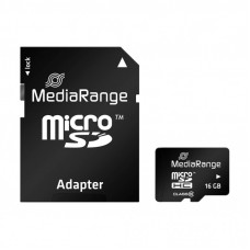 Карта памяти Mediarange 16GB microSD class 10 (MR958)