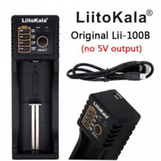 Универсальное зарядное устройство LiitoKala Lii-100B, 1xААА/ АА/ 14500/ 16340/ 18650 (79109)