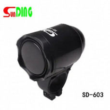 Велозвонок с сигнализацией SunDING SD-603 Черный (108209)