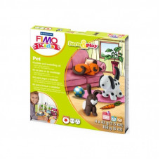 Набор для творчества Fimo Kids Домашние животные 4 цвета х 42 г (4007817806036)