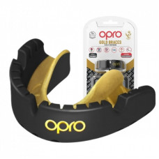 Капа Opro Gold Braces під брекети доросла Blackl/Gold 102506001 (UFC_Gold_Braces_Bl/Gold)